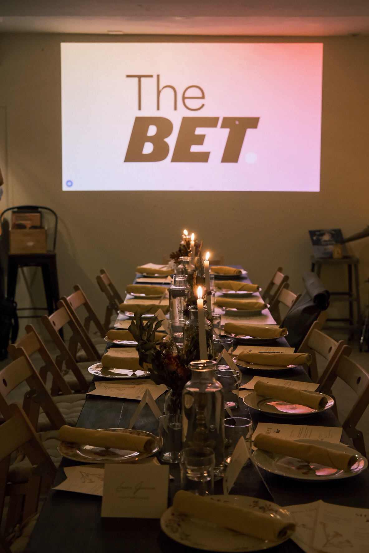 A curated Bet dinner